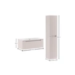 Kép 1/9 - Bútorszett Nova Cashmere, 80 cm