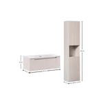 Kép 2/10 - Bútorszett Nova Cashmere, 80 cm