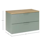 Kép 2/8 - Bútorszett Aster Green, 80 cm