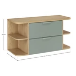 Kép 2/8 - Bútorszett Aster Green, 100 cm