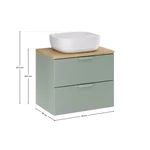 Kép 3/11 - Bútorszett Aster Green, 60 cm
