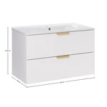 Kép 1/12 - Bútorszett Aster White, 80 cm