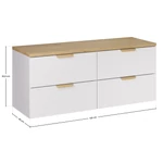 Kép 2/8 - Bútorszett Aster White, 120 cm