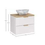 Kép 2/10 - Bútorszett Aster White, 60 cm