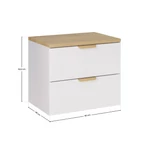 Kép 3/8 - Bútorszett Aster White, 60 cm