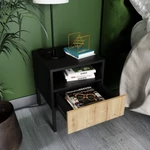 Kép 3/5 - Elegáns dizájn kézműves tölgyvel