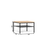 Kép 4/4 - Elegáns design a nappalihoz.  Lanzzi 60 dohányzóasztal