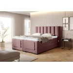 Kép 2/4 - Veros 160x200 boxspring ágy rózsaszín