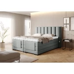Kép 2/4 - Veros 180x200 boxspring ágy szürke