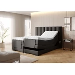 Kép 3/4 - Elegáns sötétbarna színben a Veros boxspring ágy