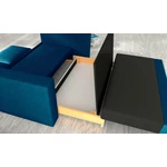 Kép 3/4 - Elegáns sötétkék színben pompázó kanapé