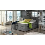 Kép 2/3 - Basilio 180x200 boxspring ágy sötétszürke