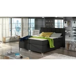 Kép 2/3 - Basilio fekete boxspring ágy