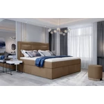 Kép 2/6 - Vivre világosbarna boxspring ágy