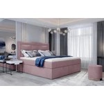 Kép 2/3 - Vivre rózsaszín boxspring ágy