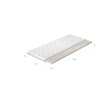 Kép 2/4 - Fehér latex topper