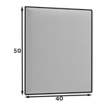Kép 2/3 - Sötét grafit színű Quadratta kárpitos panel