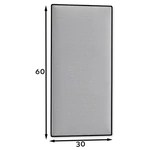 Kép 2/3 - Quadratta 60x30 kárpitozott panel világosbarna színben