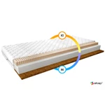 Kép 2/3 - Latex matracok mokka 140x200 medicott silver matrac, fehér