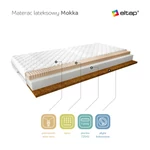 Kép 3/3 - Latex matracok mokka 140x200 medicott silver matrac, fehér