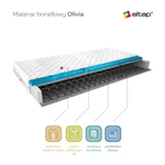 Kép 3/3 - Bonnell olivia matracok 80x200 medicott ezüst matrac, fehér
