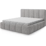 Kép 2/13 - Edvige kárpitozott ágy fakerettel, standard emelős ágyneműtartóval 140x200