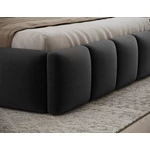 Kép 10/13 - Edvige kárpitozott ágy fakerettel, standard emelős ágyneműtartóval 180x200