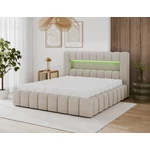 Kép 6/7 - Lamica 140x200 franciaágy, faváz / emelőmechanizmus, Bézs, Royal 18