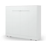 Kép 5/7 - Devesto vízszintes falba hajtható ágy 140 cm, Fehér, LED