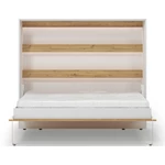 Kép 3/7 - Devesto vízszintes falba hajtható ágy 140 cm, Artisan Tölgy, LED
