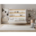 Kép 4/7 - Devesto vízszintes falba hajtható ágy 140 cm, Artisan Tölgy, LED