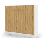 Kép 5/7 - Devesto vízszintes falba hajtható ágy 140 cm, Artisan Tölgy, LED