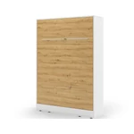 Kép 5/7 - Devesto függőleges falba hajtható ágy 140 cm, Artisan Tölgy, LED