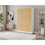 Kép 6/7 - Devesto függőleges falba hajtható ágy 140 cm, Artisan Tölgy, LED