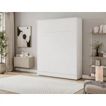 Kép 6/7 - Devesto függőleges falba hajtható ágy 160 cm, Fehér, LED