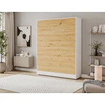 Kép 6/7 - Devesto függőleges falba hajtható ágy 160 cm, Artisan Tölgy, LED
