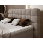 Kép 8/10 - Bézs színű boxspring ágy