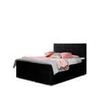 Kép 1/5 - Alice 140x200 boxspring ágy  fekete