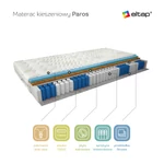 Kép 4/4 - Zsebmatracok paros 90x200 aloevera matrac, fehér