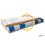 Kép 2/3 - Pini zsebmatracok 90x200 selyem matrac, fehér