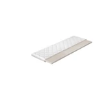 Kép 1/4 - Topper latex 90x200 hipoallergén huzat matrac, fehér