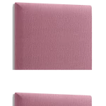 Kép 1/3 - Quadratta 50x40 kárpitozott panel, hamvas