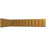 Kép 1/4 - Quadratta 100x220x50 kárpitozott panel, sárga