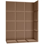 Kép 1/4 - Quadratta 120x160 kárpitozott panel, világosbarna
