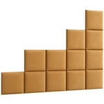 Kép 1/4 - Quadratta 200x160 kárpitozott panel, sárga