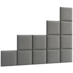 Kép 1/4 - Quadratta 200x160 kárpitozott panel, szürke