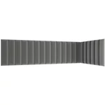 Kép 1/5 - Quadratta 210x90x60 kárpitozott panel, szürke