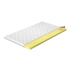 Kép 1/4 - Topper visco 140x200 hipoallergén huzat matrac, fehér