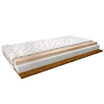 Kép 1/3 - Latex matracok mokka 200x200 silk matrac, fehér
