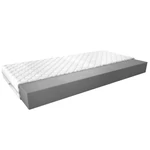 Kép 1/3 - Lino hab matracok 140x200 medicott ezüst matrac, fehér